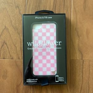 unopened wildflower iphone 6/7/8 case